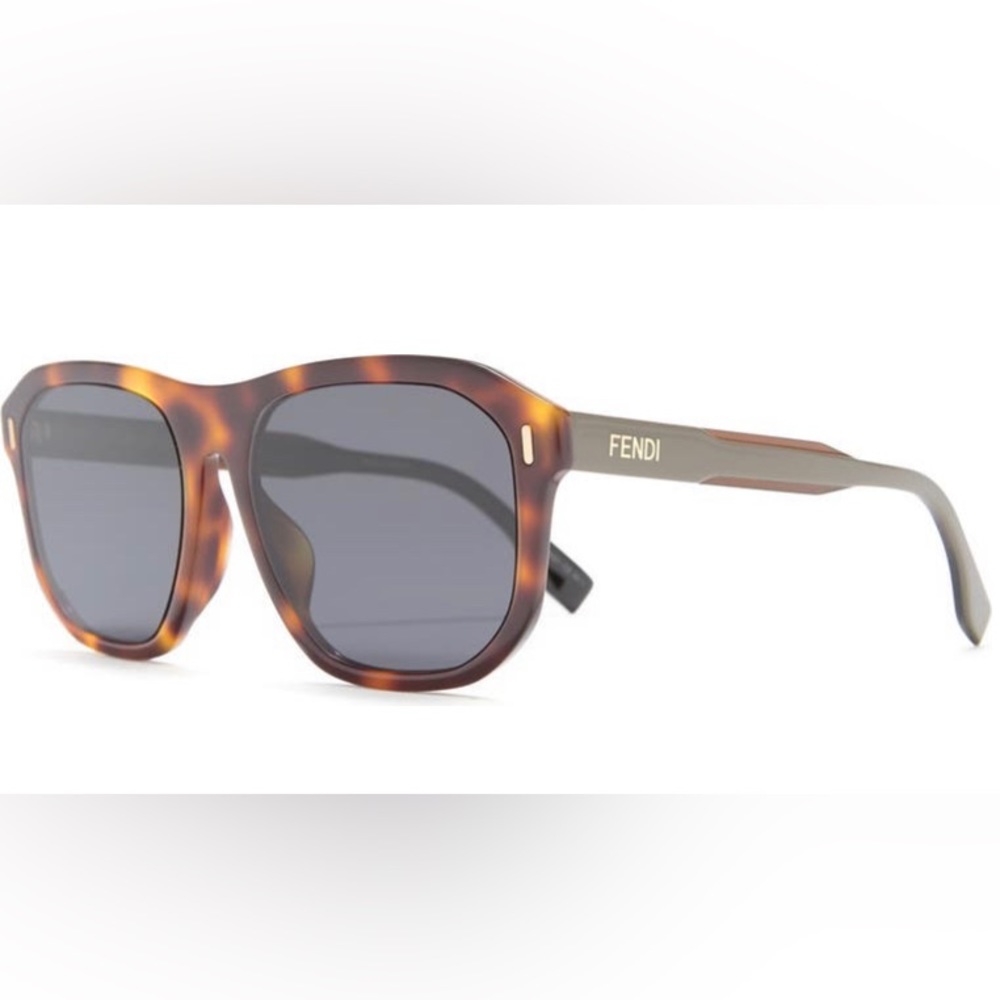 NWT Tortoise, Grey and Black Fendi FF0097/F/S sunglasses - Picture 2 of 9